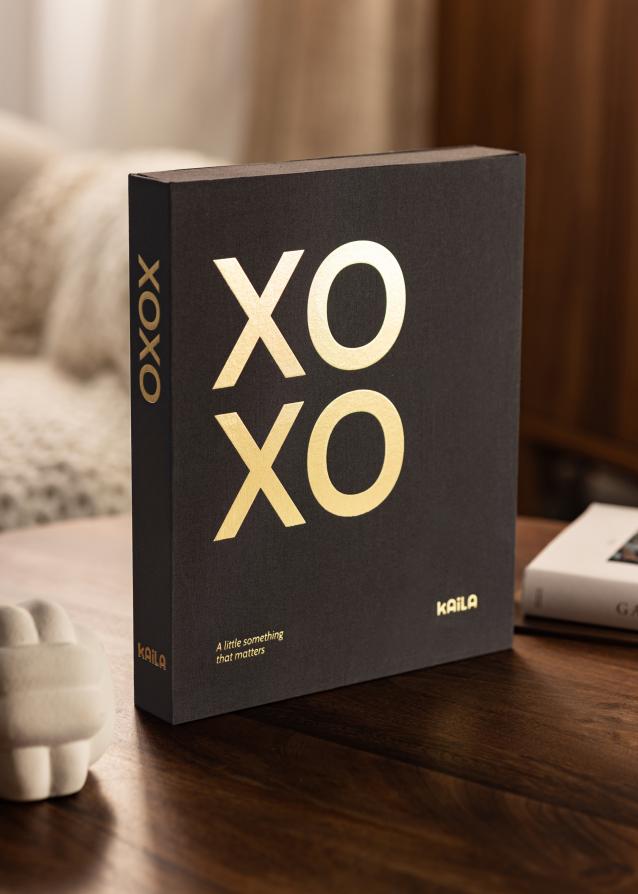 KAILA XOXO Black - Coffee Table Photo Álbum (60 Páginas negras / 30 hojas)