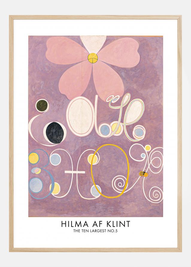 Hilma af Klint - The Ten Largest No.5 Póster