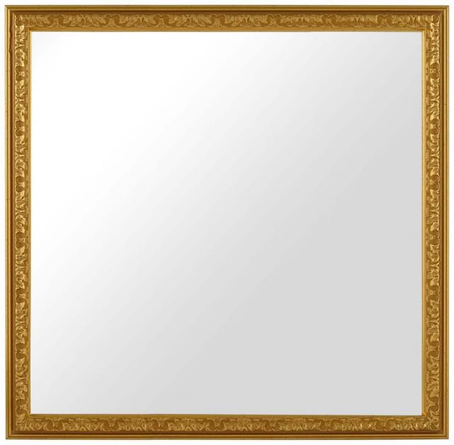 Espejo Nostalgia Dorado 45x45 cm