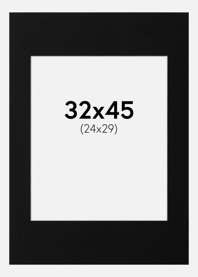 Box 3D Marco de photo 25x25 cm Negro cuadrado con paspartú 13x13 cm