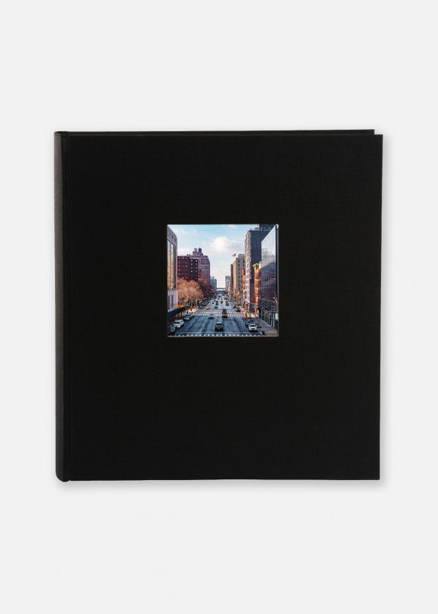 Bella Vista Álbum de fotos Negro - 30x31 cm (100 Páginas blancas / 50 hojas)