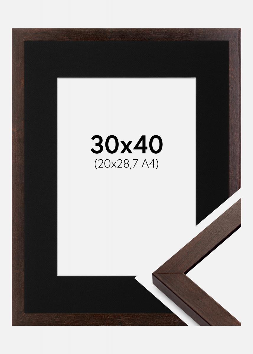 Compra Marco Selection Blanco 30x40 cm - Paspartú Negro 21x29,7 cm (A4)  aquí 