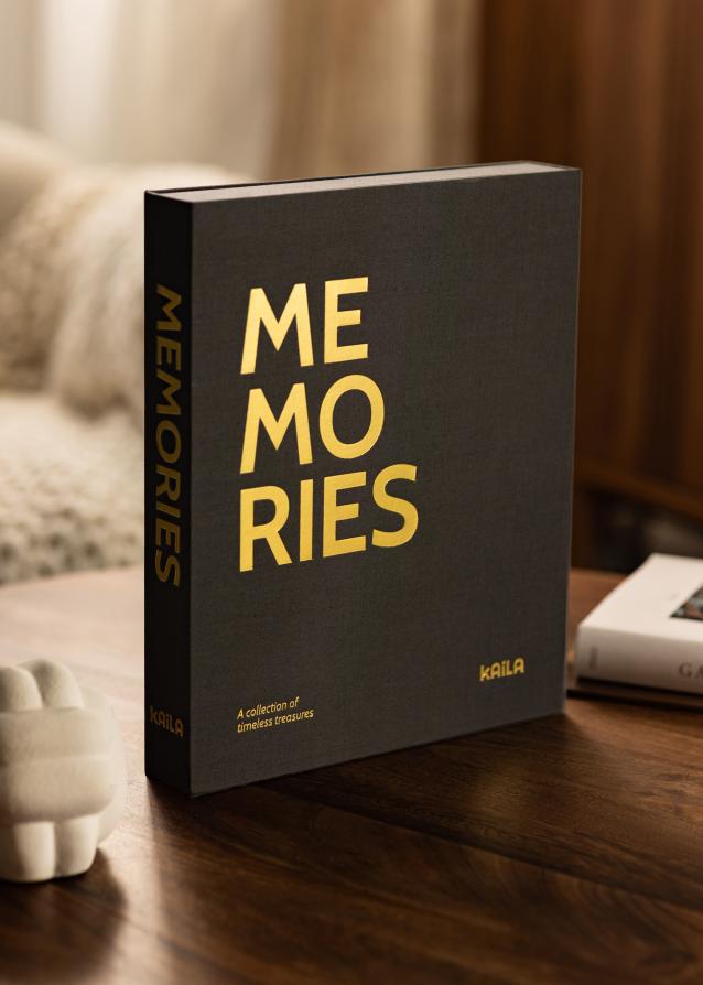 KAILA MEMORIES Black - Coffee Table Photo Álbum (60 Páginas negras / 30 hojas)