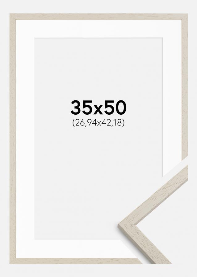 Marco Edsbyn Sand 35x50 cm - Paspartú Blanco 11x17 inches