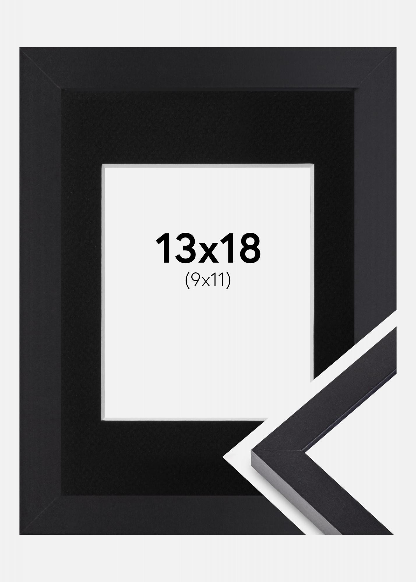 Marco con foto tamaño 13x18 cm negro