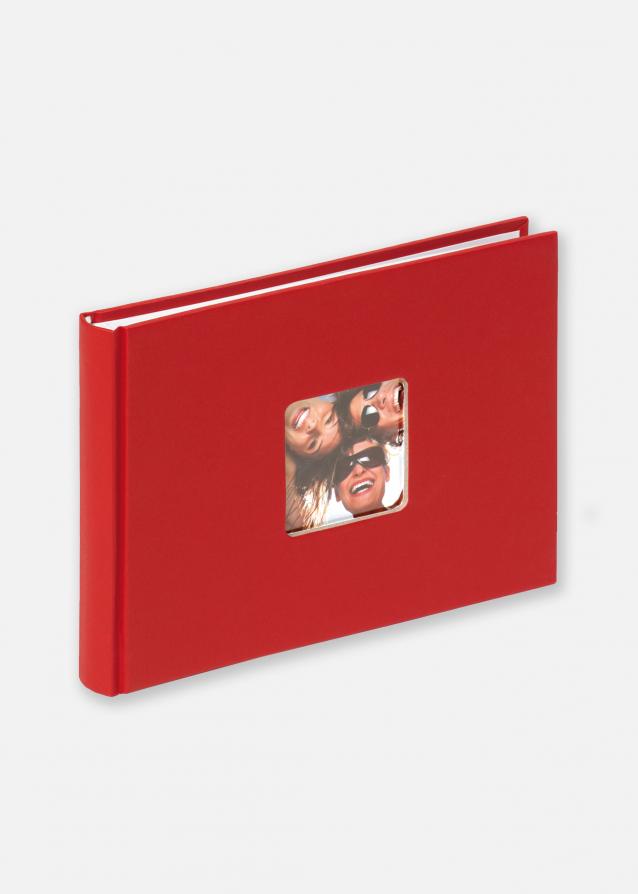 Fun Álbum Rojo - 22x16 cm (40 Páginas blancas / 20 hojas)