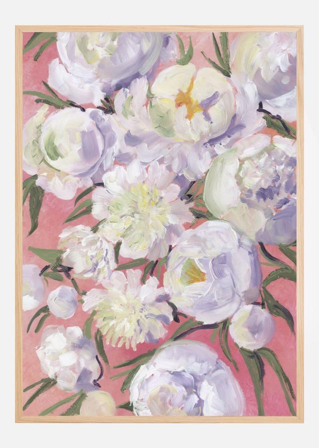 Kinsly painterly bouquet Póster
