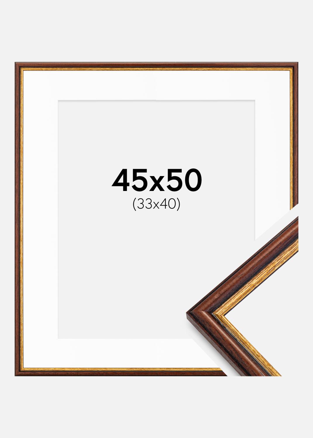 Product Image for Marco Horndal Marrón 45x50 cm - Paspartús Blanco 34x41 cm