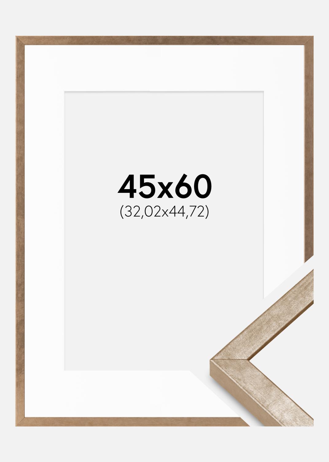 Product Image for Marco Ares latón 45x60 cm - Paspartús Blanco 13x18 inches