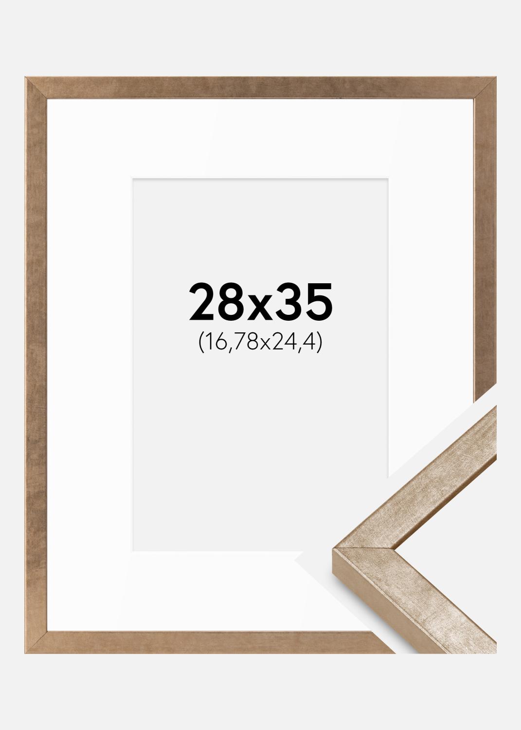 Product Image for Marco Ares Latón 28x35 cm - Paspartús Blanco 7x10 inches