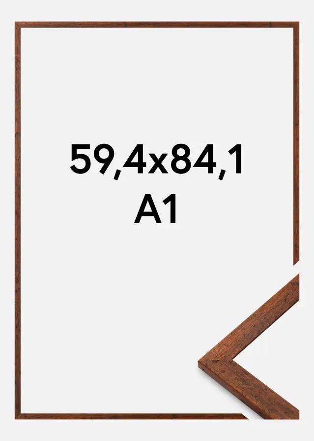 Marco Humphrey Acrílico Marrón 59,4x84,1 cm (A1)