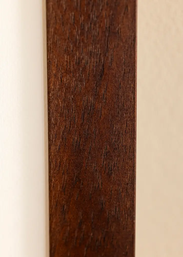 Marco Juno Teak 30x40 cm - Paspartús Blanco 18x27 cm