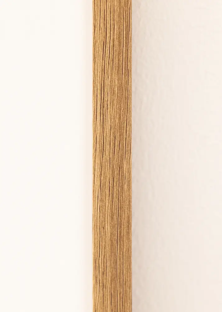 Marco Modern Teak 60x80 cm - Paspartús Blanco 52x72 cm