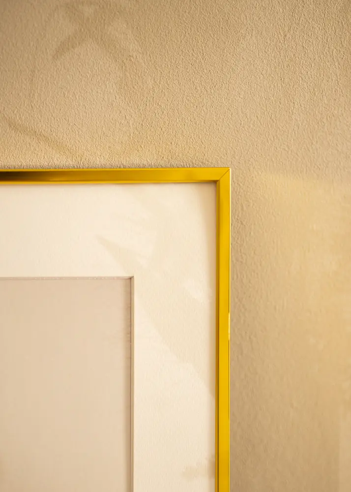 AluminiumMarco Vidrio acrílico Dorado 61x91,5 cm
