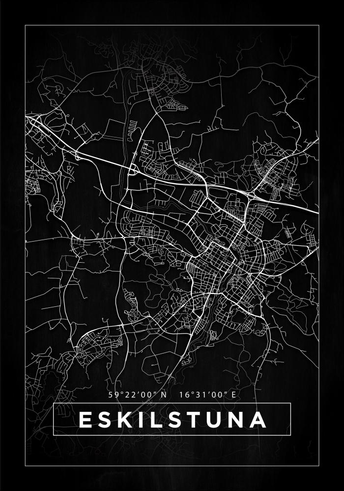 Mapa - Eskilstuna - Cartel Negro