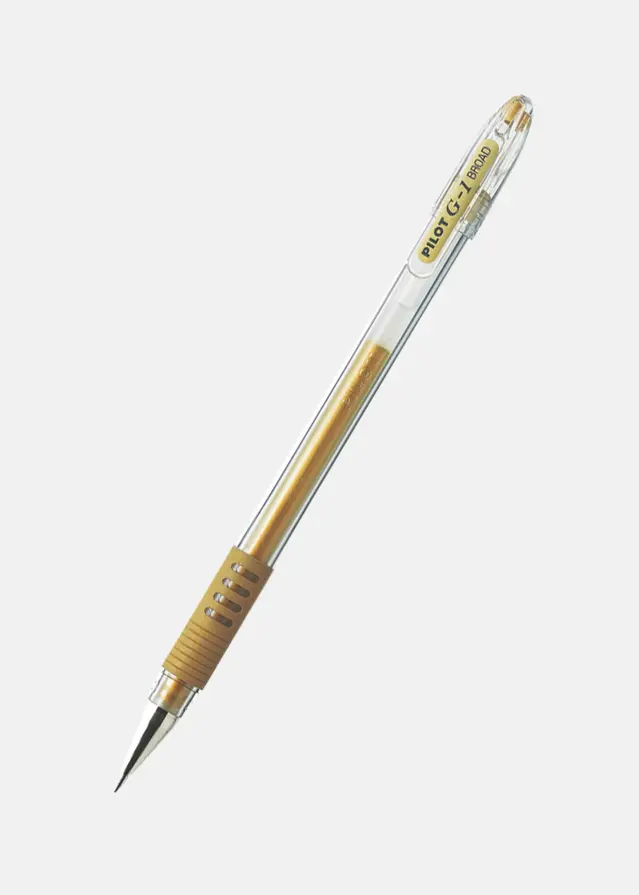 Pilot G1 Grip Bolígrafo para álbum Dorado - 1 mm