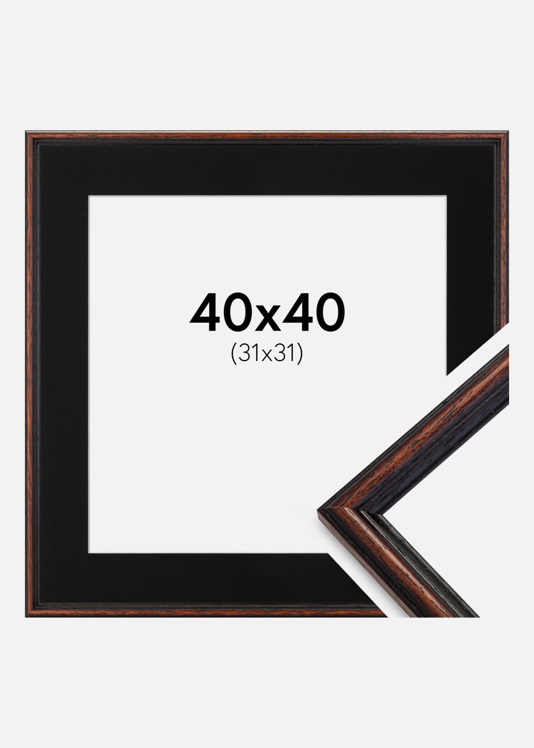 Product Image for Marco Horndal Castaño 40x40 cm - Paspartú Negro 32x32 cm