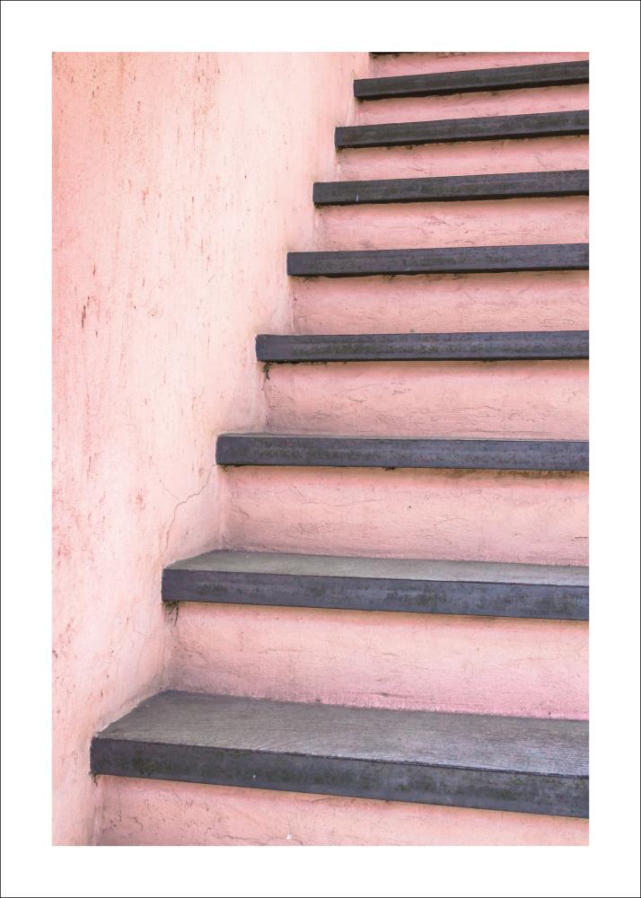 Pink Stairs Póster