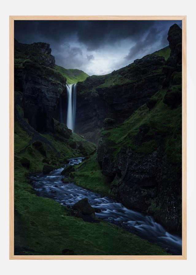 Kvernufoss Póster