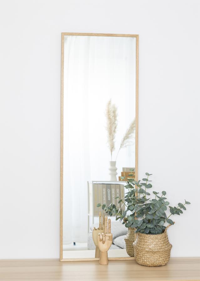 Espejo de roble 42x122 cm