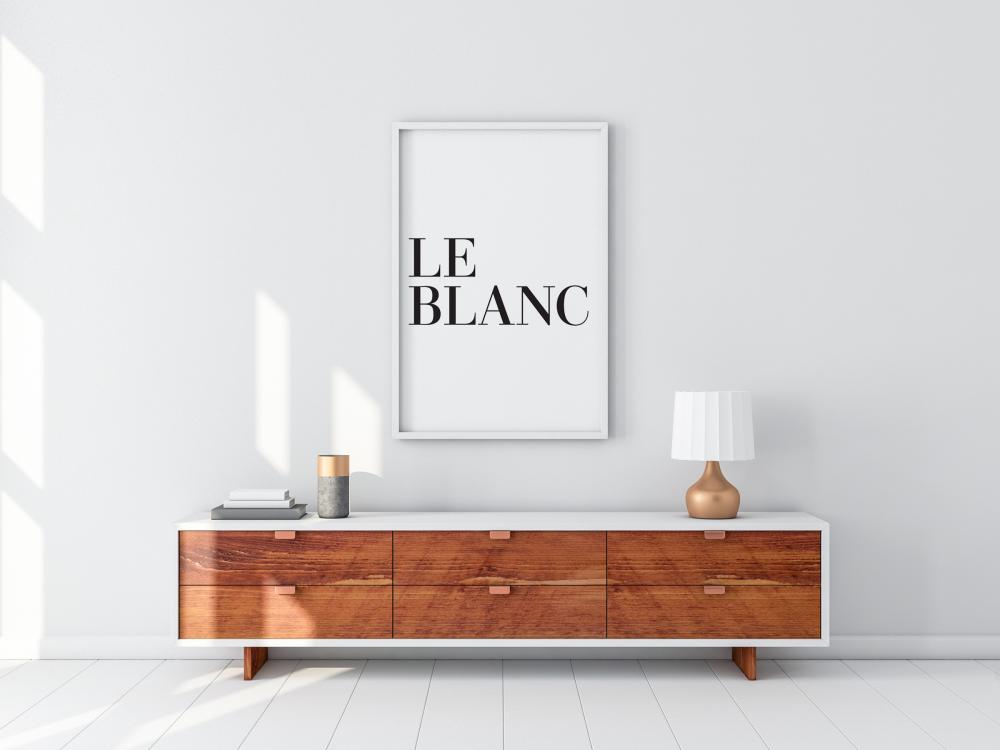 Le blanc Póster