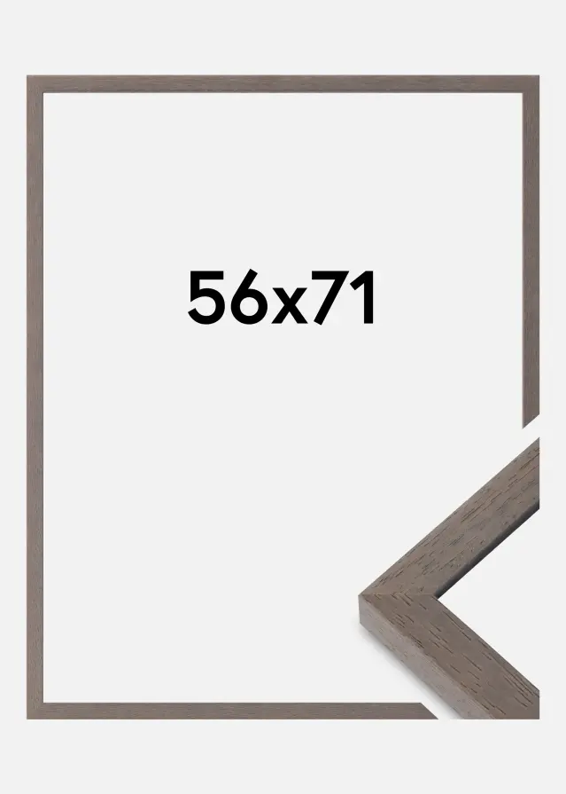 Marco Hermes Vidrio acrílico Gris 56x71 cm