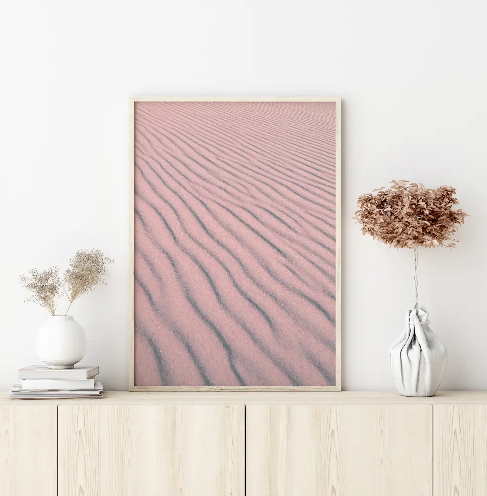 Pink Arenay Waves Póster