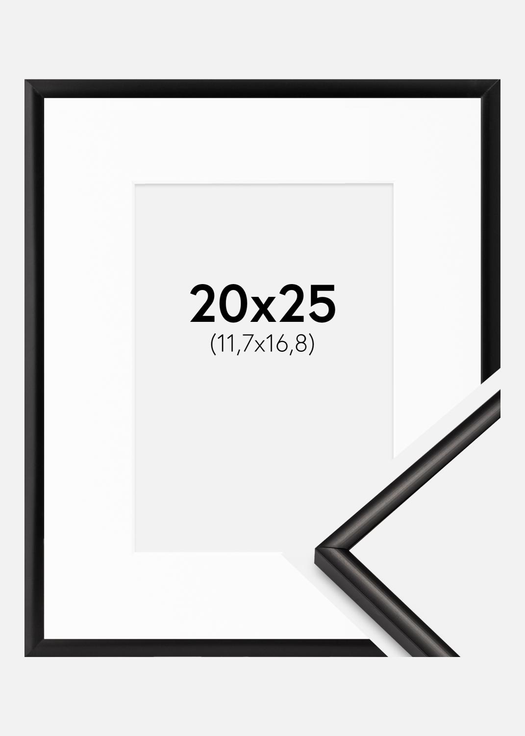 Product Image for Marco Scandi Negro mate 20x25 cm - Paspartú Blanco 5x7 inches