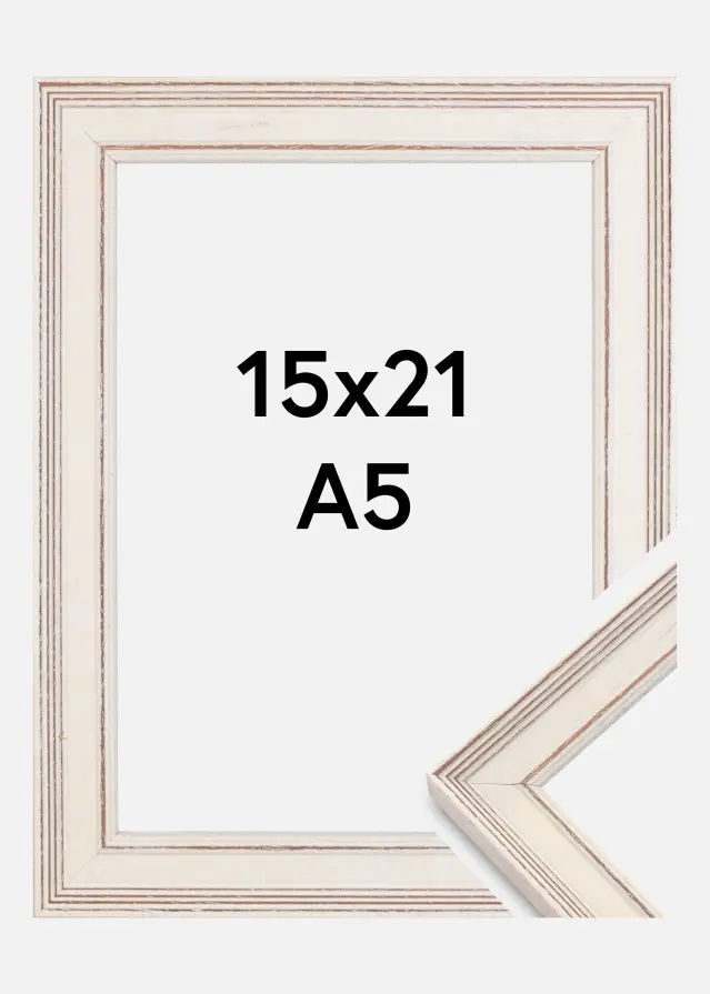 Marco Shabby Chic Blanco 15x21 cm (A5)