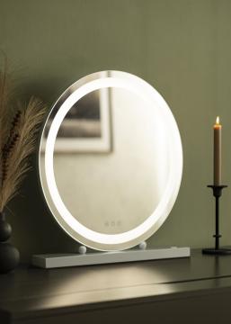 KAILA Espejo tocador Round LED Blanco 50 cm Ø