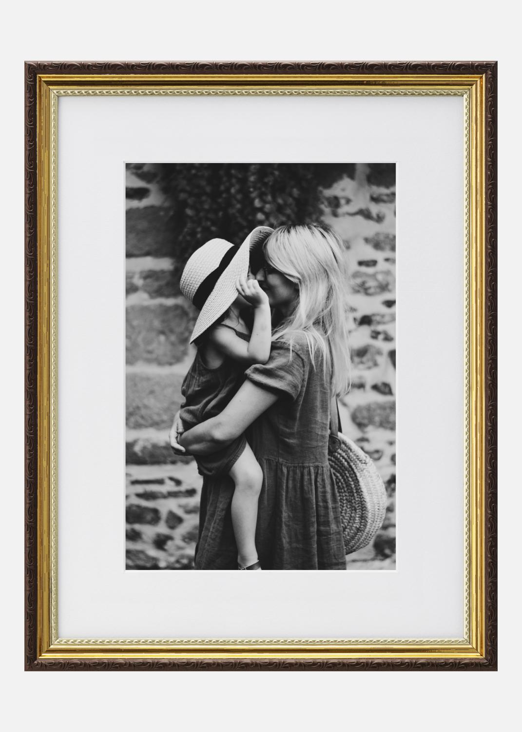 Product Image for Conjunto para foto Dorado con Paspartú - M (20x30 cm)
