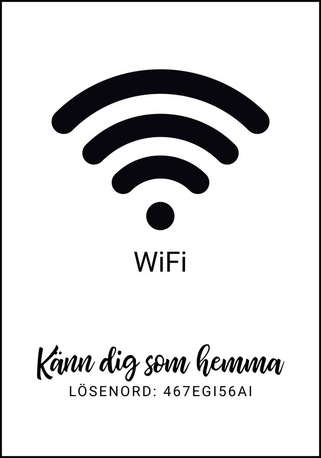 WIFI - Siéntete como en casa