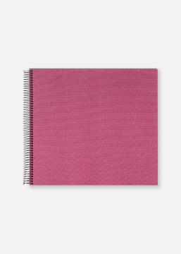 Bella Vista Álbum de espiral Fuchsia - 35x30 cm (40 Páginas negras / 20 hojas)