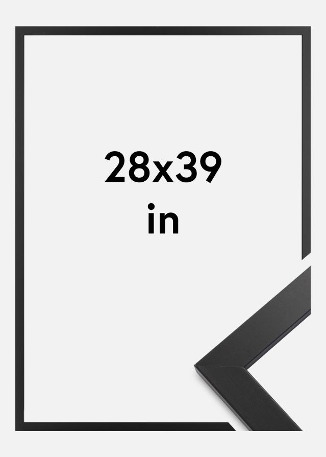 Marco Black Wood Vidrio acrílico 28x39 inches (71,12x99,06 cm)