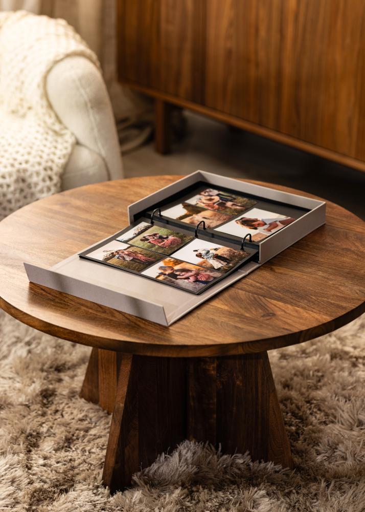 KAILA HI LITTLE ONE Grey - Coffee Table Photo Álbum (60 Negro Sidor)