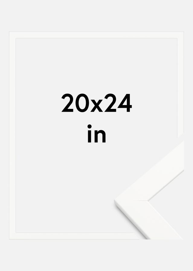 Marco Trendline Vidrio acrílico Blanco 20x24 inches (50,8x60,96 cm)