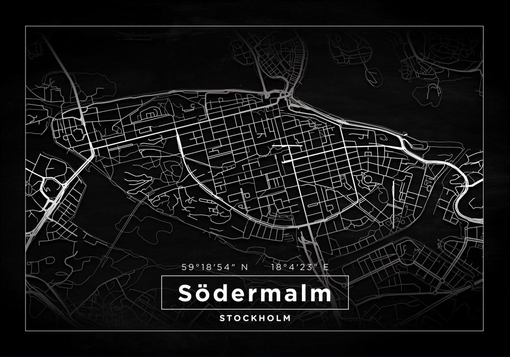 Mapa - Södermalm - Cartel Negro