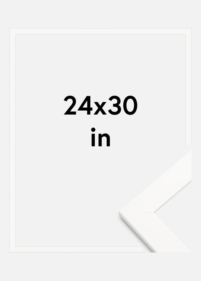 Marco Trendline Vidrio acrílico Blanco 24x30 inches (60,96x76,2 cm)