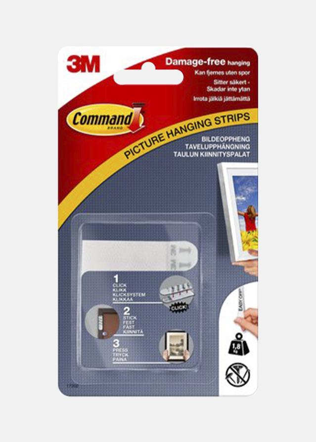 3M Command Small Tiras para cuadros Blanco - 1,8 kg