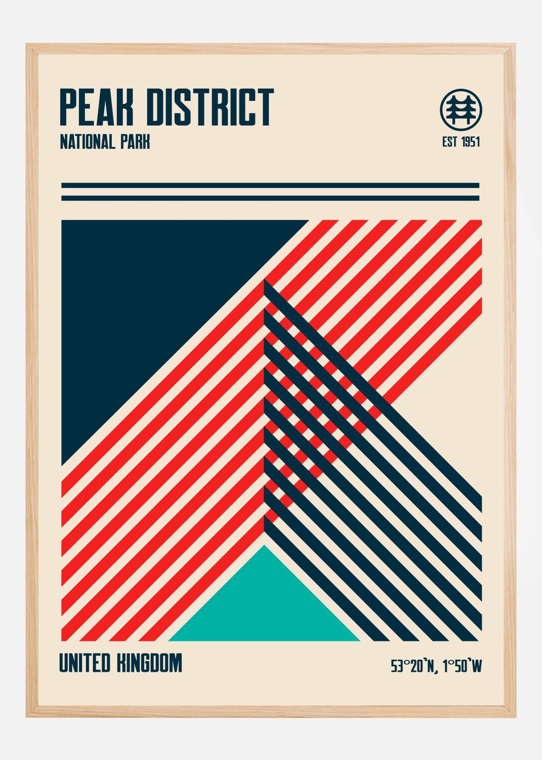 Product Image for Peak District National Park Travel Poster Póster (21x29.7 cm (A4))