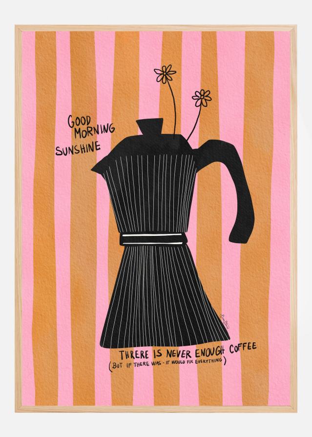 Mocca Coffee Sunshine Póster