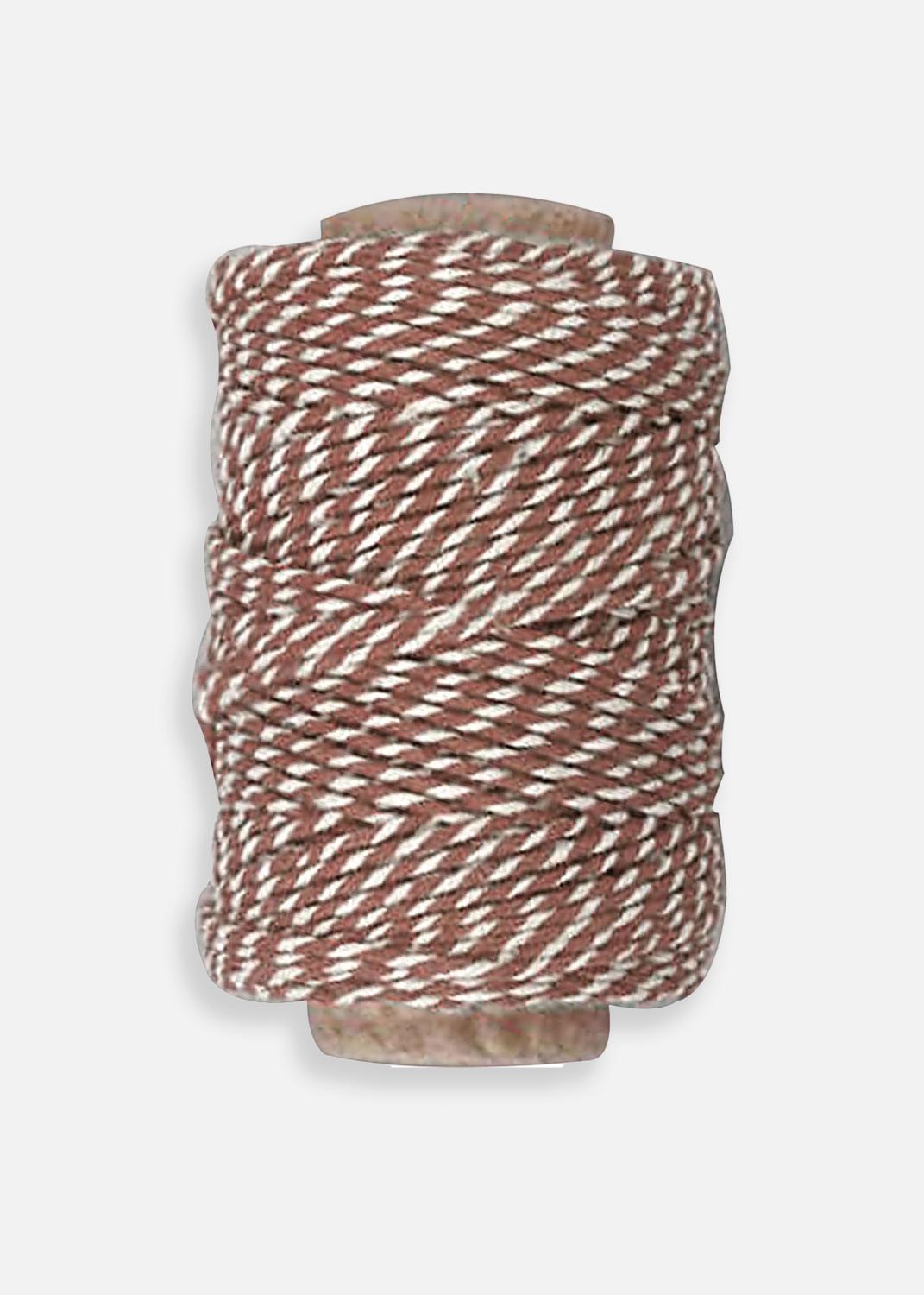 Product Image for Cordón de algodón Marrón/blanco