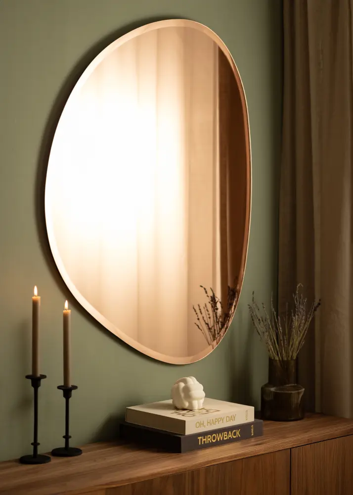 Espejo Shape Big Rose Gold 95x110 cm