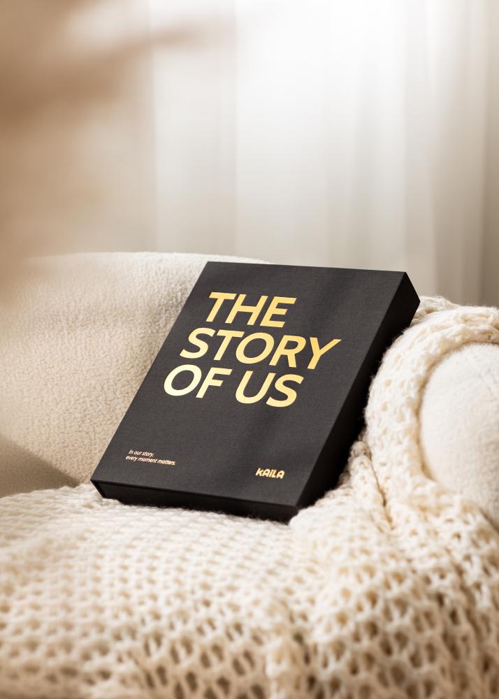 KAILA THE STORY OF US Black - Coffee Table Photo Album (60 Páginas negras)