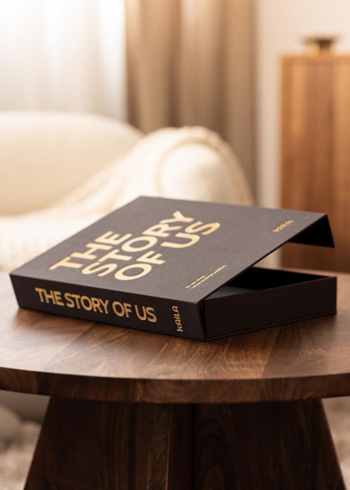 KAILA THE STORY OF US Black - Coffee Table Photo Album (60 Páginas negras)