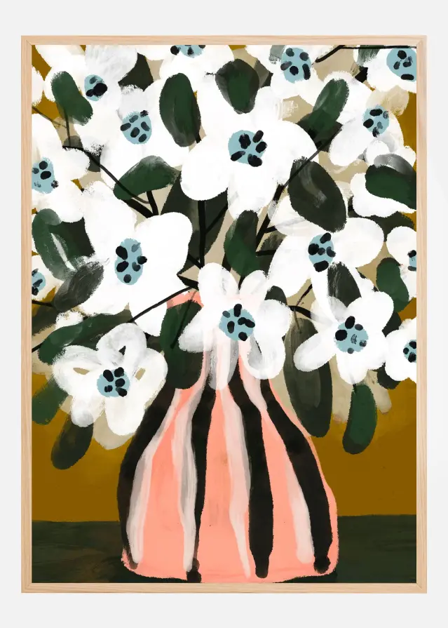Pastel Flower Impression No 9 Póster