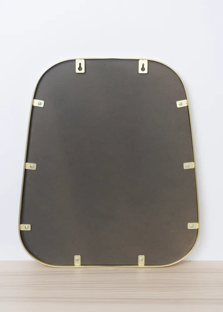 Espejo Trapezium Latón 42x48 cm