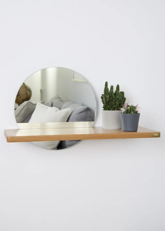 Espejo Round Shelf 26x50 cm