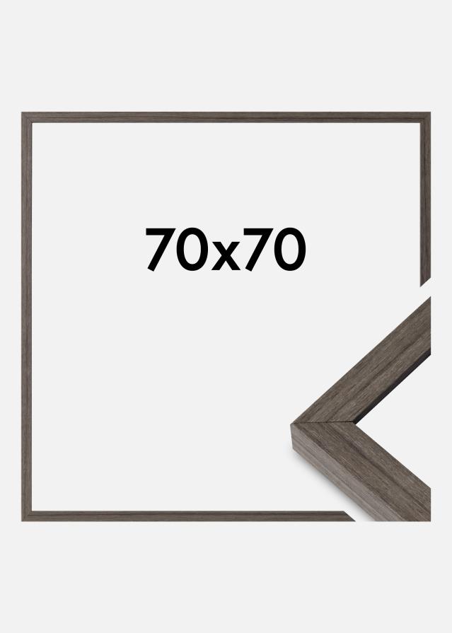 Marco Hermes Vidrio acrílico Grey Oak 70x70 cm