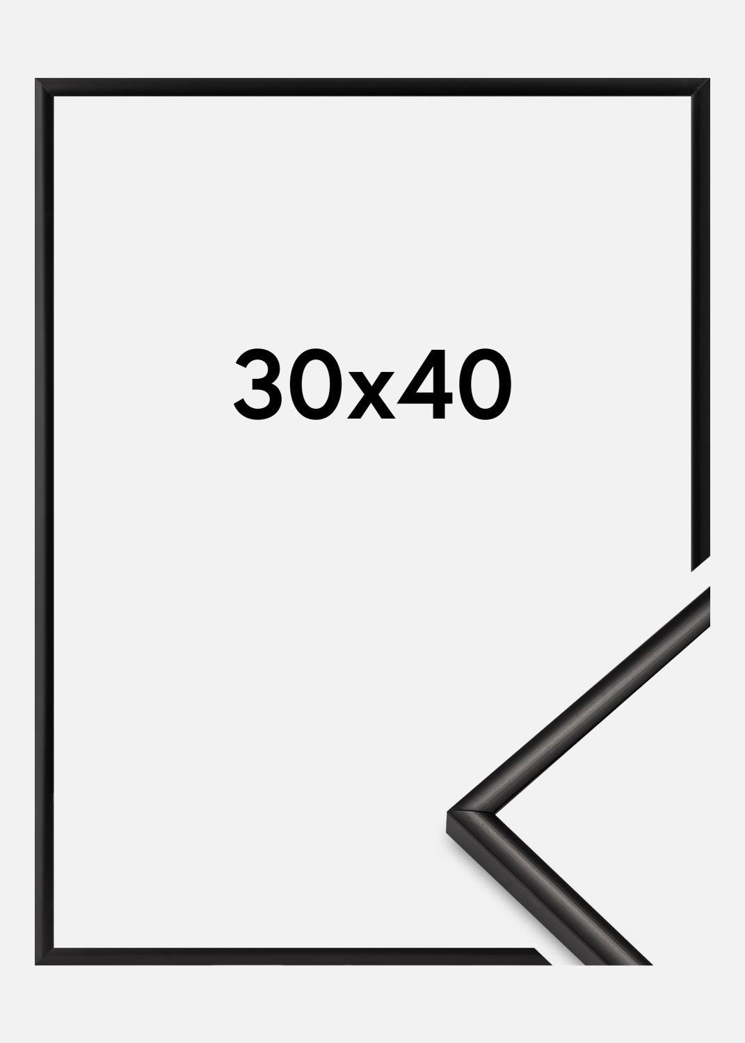 Product Image for Marco Scandi Vidrio acrílico Negro mate 30x40 cm